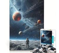 Puzzle de 1000 pièces pour Adolescents thème Espace Nuits étoilées décoration Murale décoration intérieure pour Anniversaire Noël 38x26cm