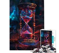 Puzzle de 1000 pièces pour Adolescents thème Espace-Temps et sablier défi éducatif décoration Murale Jeux relaxants Convient aux Personnes de 14 Ans et Plus (38x26cm)