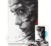 Puzzle de 1000 pièces pour Adolescents thème Esprit Samouraï Jeu Manuel améliore la mémoire Cadeau pour Les Amis et la Famille 38x52cm
