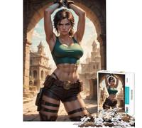 Puzzle de 1000 pièces pour Adolescents thème Femme Aventure Jeu éducatif de 1000 pièces défi Difficile Jeu Amusant et Stimulant pour Toute la Famille (38x26cm)