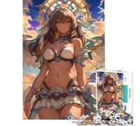 Puzzle de 1000 pièces pour Adolescents thème Fille d'anime angélique Jeu de réflexion Stimulant et Difficile (38x26cm)