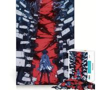 Puzzle de 1000 pièces pour Adolescents,thème Fille d'anime Face à la Peur,Jeu de Concentration mentale,découpe de précision,Bords Lisses, pour Les fêtes (38x52cm)