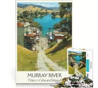 Puzzle de 1000 pièces pour Adolescents, thème fleuve Murray, Jeu Manuel et intellectuel, Cadeau d'anniversaire, 38x26cm