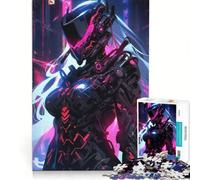 Puzzle de 1000 pièces pour Adolescents thème futuriste Jeu de Manipulation idéal pour Passer Le Temps à la Maison avec Poster et fiche de Questions Assortis 38x26cm