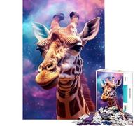 Puzzle de 1000 pièces pour Adolescents thème Girafe Fantastique Jeu éducatif et ludique pour Toute la Famille idée Cadeau (Taille 50x75cm)