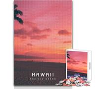 Puzzle de 1000 pièces pour Adolescents, thème Hawaï-Pacifique, Casse-tête, Jeu Familial, décoration, Cadeau d'anniversaire, Dimensions 50x75cm