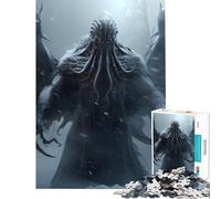 Puzzle de 1000 pièces pour Adolescents thème Hivernal Cthulhu décoration Artistique Jeu éducatif et Stimulant pour Toute la Famille (50x75m)