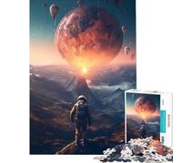 Puzzle de 1000 pièces pour Adolescents thème Impact sur Une planète lointaine Jeu éducatif et Familial décoration Murale Cadeau pour Femmes et Hommes (50x75cm)