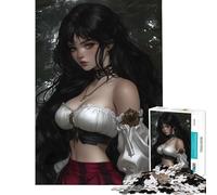 Puzzle de 1000 pièces pour Adolescents Thème Jeune Fille Anime de Minuit Défi intellectuel Jouet addictif Jeu éducatif Améliore la mémoire Cadeau d'anniversaire (Dimensions 75x50cm)