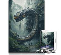 Puzzle de 1000 pièces pour Adolescents-Thème Jungle Crash Site-Jeu Pratique pour améliorer la mémoire (à partir de 14 Ans)-Dimensions 50x75cm