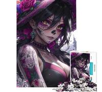 Puzzle de 1000 pièces pour Adolescents thème La Femme Morte activités Amusantes à la Maison Une œuvre d'art à réaliser soi-même pour Les 14 Ans et Plus (50x75cm)