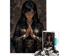 Puzzle de 1000 pièces pour Adolescents thème « La Prêtresse aux Yeux d'or » Jeu éducatif Stimulant et Difficile Cadeau Artistique (Taille 50x75cm)