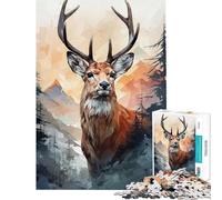 Puzzle de 1000 pièces pour Adolescents thème Le Vagabond des Bois Jeu Manuel pour Adultes découpage de précision activités Amusantes à Faire à la Maison (Taille 38x26cm)