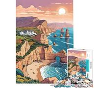 Puzzle de 1000 pièces pour Adolescents Thème : Les Douze Apôtres Idéal pour stimuler Le Cerveau et Apprendre Jouet éducatif Décoration Murale Convient aux Personnes de 14 Ans et Plus 38x26cm