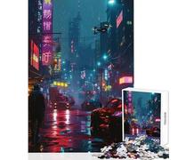 Puzzle de 1000 pièces pour Adolescents, thème métropole Cyberpunk, décoration intérieure, Jouet, Cadeau d'anniversaire, Jeu éducatif et Amusant à Faire à la Maison (Taille 50x75cm)