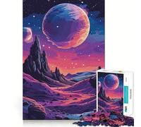 Puzzle de 1000 pièces pour Adolescents, thème Paysage Spatial et Science-Fiction, défi cérébral, Jeu à Partager, découpe Nette, Surprise chaleureuse 38x26cm