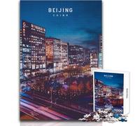 Puzzle de 1000 pièces pour Adolescents,thème Pékin,Jeu Stimulant d'analyse et de logique, pour Un Père Noël Secret,Format 50x75cm