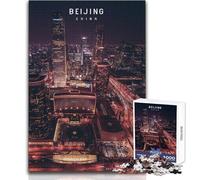 Puzzle de 1000 pièces pour Adolescents,thème Pékin,Jeu Stimulant d'analyse et de logique, pour Un Père Noël Secret,Format 50x75cm