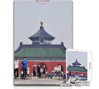 Puzzle de 1000 pièces pour Adolescents,thème Pékin,Jeu Stimulant d'analyse et de logique, pour Un Père Noël Secret,Format 38x52cm