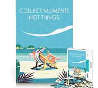 Puzzle de 1000 pièces pour Adolescents, thème Plage de Thaïlande, Phuket, découpe Nette, Jeu cognitif, Cadeau pour des Moments de Calme, décoration de Noël (38x26cm)