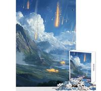Puzzle de 1000 pièces pour Adolescents Thème Pluie de météorites et Apocalypse Jeu éducatif et ludique Collection Artists Format 50x75cm