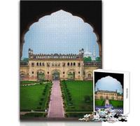 Puzzle de 1000 pièces pour Adolescents, thème « Porte de l'Inde Ancienne », Jeu intellectuel pour Toute la Famille, Cadeau d'anniversaire Dimensions : 38x26 cm