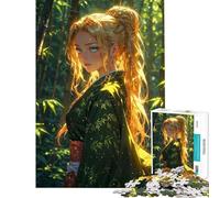 Puzzle de 1000 pièces pour Adolescents thème Princesse de la forêt de bambous pour des activités Amusantes à la Maison et en Famille Jeu Impossible à partir de 14 Ans (38x52cm)