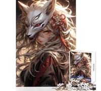 Puzzle de 1000 pièces pour Adolescents thème samouraï et Ange Jeu éducatif Cadeau d'anniversaire Collection d'artistes Format 38x52cm