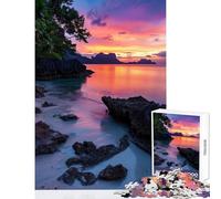 Puzzle de 1000 pièces pour Adolescents Thème Sérénade au crépuscule Jeu de Construction Jeu éducatif et Relaxant Dimensions 38x52cm