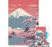 Puzzle de 1000 pièces pour Adolescents, thème Shinto du fleuve Fuji, Jeu Impossible, entraînement du Cerveau et de la dextérité, Cadeau d'anniversaire, 50x75cm