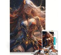 Puzzle de 1000 pièces pour Adolescents, thème sorcière de feu et de Glace, Jeu Familial, décoration Murale, renforce Les Liens d'amour Entre Couples 50x75cm