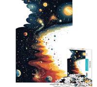Puzzle de 1000 pièces pour Adolescents thème Spatial Abstrait pour s'amuser à la Maison en Famille Jeu Impossible à partir de 14 Ans 38x26cm