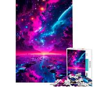 Puzzle de 1000 pièces pour Adolescents thème Spatial et Miroir idéal pour stimuler Le Cerveau Cadeau pour Femmes Jeu Familial à partir de 14 Ans Format 38x52cm