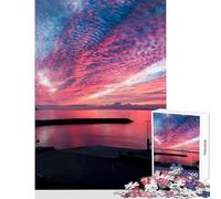 Puzzle de 1000 pièces pour Adolescents thème Terminal de Ferry d'Eriskay décoration pour la Maison Jouet Amusant et éducatif Jeu pour s'amuser à la Maison Dimensions 38x26cm