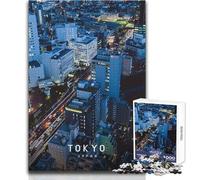 Puzzle de 1000 pièces pour Adolescents, thème Tokyo, pour des soirées Jeux et Divertissement en Famille, idéal pour développer la logique et l'analyse Dimensions:38x52cm