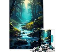 Puzzle de 1000 pièces pour Adolescents Thème Traversée des Bois Jeu Relaxant et éducatif Cadeau d'anniversaire Stimulant l'analyse et la logique (Dimensions 38x26cm)