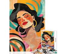 Puzzle de 1000 pièces pour Adolescents, thème Une Latina Joyeuse, Jeu éducatif, idées Cadeaux, Jeu de société avec Le Père Noël, Format 50x75cm