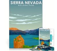 Puzzle de 1000 pièces pour Adolescents, thème Voyage Sierra Nevada, découpe précise, Jeu Amusant et Relaxant, Cadeau d'anniversaire Original (50x75cm)