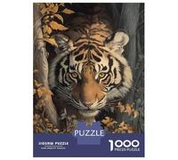 Puzzle De 1000 Pièces pour Adolescents Tiger in The Woods Puzzle Jeu Manuel Difficile Difficile Cadeaux pour Les Amis Et La Famille 70x50cm/1000pcs