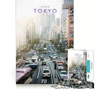 Puzzle de 1000 pièces pour Adolescents, Tokyo, métropole du Japon, Jeu aux Bords Nets, Jouet cognitif, Jeu d'inactivité, décoration de Noël (50x75cm)