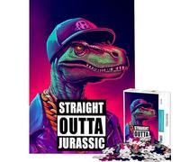 Puzzle de 1000 pièces pour Adolescents Tout Droit sorti de Jurassic Park défi éducatif Jeu d'analyse et de logique décoration Murale pour Les 14 Ans et Plus (38x26cm)
