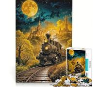 Puzzle de 1000 pièces pour Adolescents Traversée du Pays des rêves, Jeu Manuel, Analyse et logique, idéal pour la décoration de Bureau 38x26cm