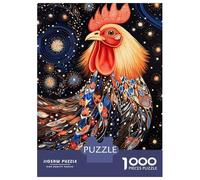 Puzzle De 1000 Pièces pour Adolescents Tribal Animal 04 Chicken Puzzles pour Adolescents, Jouets À Monter Soi-même, Découpe De Précision, Cadeaux De Noël Et d'anniversaire 70x50cm/1000pcs