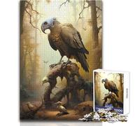 Puzzle de 1000 pièces pour Adolescents : Un Casse-tête surréaliste avec Un vautour et Une Antilope Jeu Familial pour améliorer la mémoire Cadeau d'anniversaire Dimensions : 50x75 cm