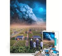 Puzzle de 1000 pièces pour Adolescents Un Monde en déclin, Jeu Manuel, défi Stimulant, Cadeau d'anniversaire Original 38x52cm
