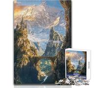 Puzzle de 1000 pièces pour Adolescents : Un Pont Entre Les Mondes Jeu au Design soigné, idéal pour améliorer la mémoire et comme Cadeau d'anniversaire Dimensions : 50x75 cm