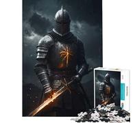 Puzzle de 1000 pièces pour Adolescents Un Puissant Chevalier médiéval Un défi Difficile et Stimulant Une œuvre d'art Jeux Amusants adaptés aux Personnes de 14 Ans et Plus (38x52cm)