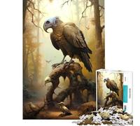 Puzzle de 1000 pièces pour Adolescents Un vautour Antilope surréaliste Un Jeu éducatif et éducatif pour Toute la Famille Un Cadeau pour Femmes et Hommes (Taille 38x26cm)