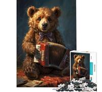 Puzzle de 1000 pièces pour Adolescents Une Chanson d'ours très appréciée Jeu Amusant et Stimulant Cadeau d'anniversaire pour Toute la Famille (Taille 38x52cm)