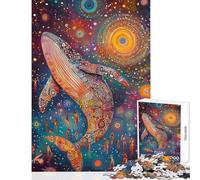 Puzzle de 1000 pièces pour Adolescents Une Histoire de Baleine Puzzle pour Adultes Décoration Murale Amusante et Humoristique pour Les Joueurs (Dimensions 38x52cm)